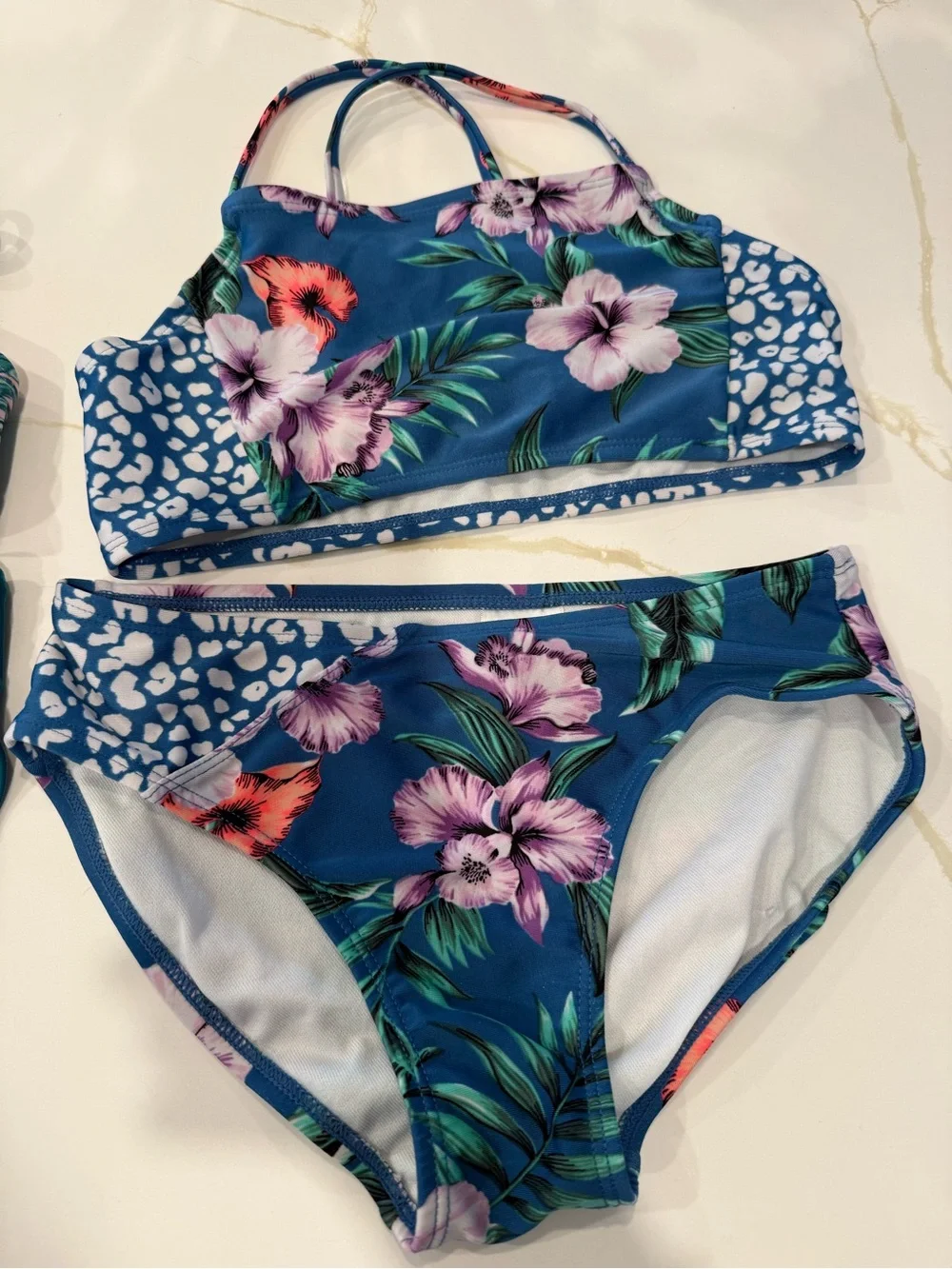 Art Class Girls Swimsuit Bundle – Size M (7/8 & 8) – 2 Two-Piece Swimsuits